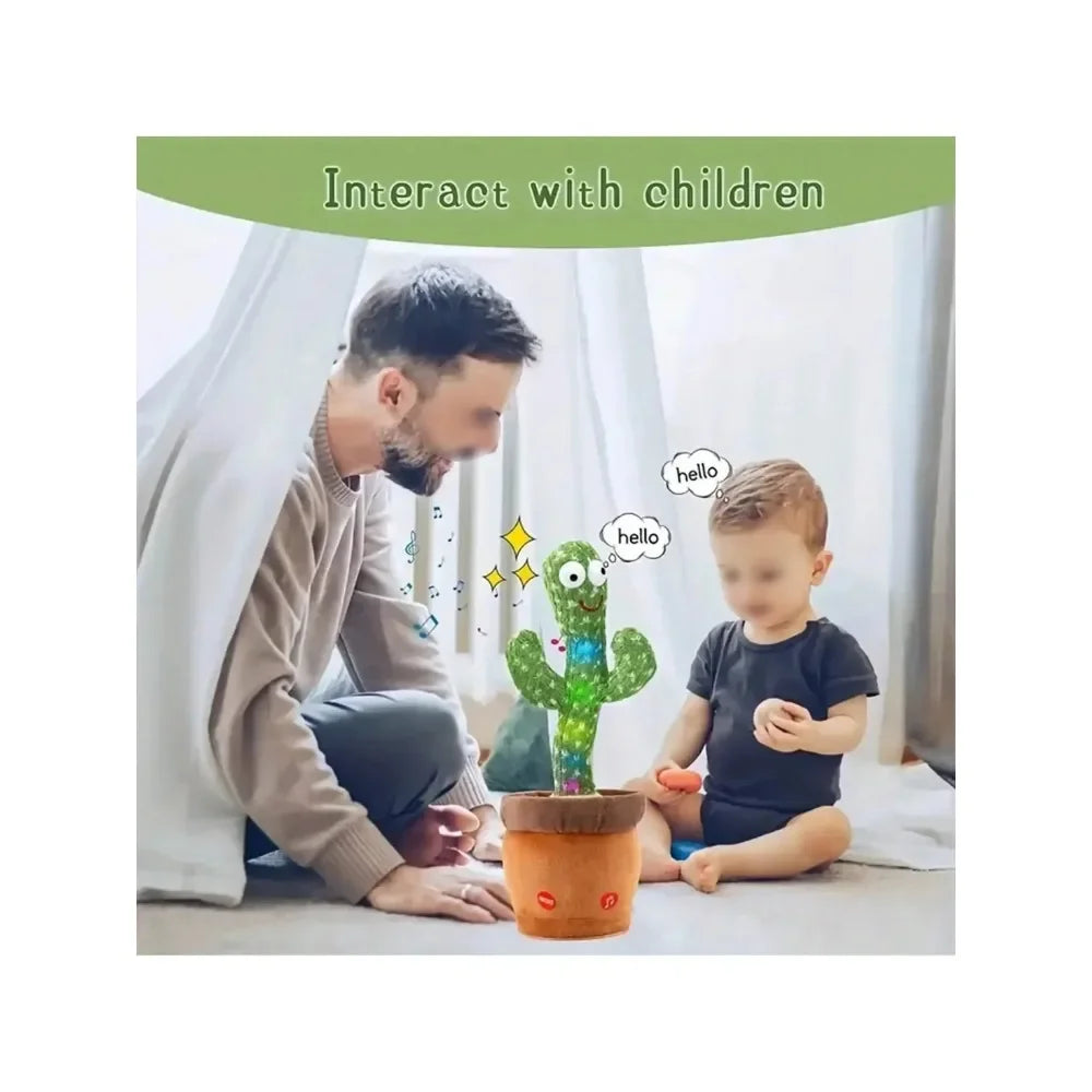 Dansende & Pratende Cactus – Muzikaal Speelgoed dat Zingt, Praat en Herhaalt voor Baby’s en Kinderen