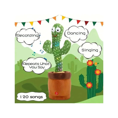 Dansende & Pratende Cactus – Muzikaal Speelgoed dat Zingt, Praat en Herhaalt voor Baby’s en Kinderen