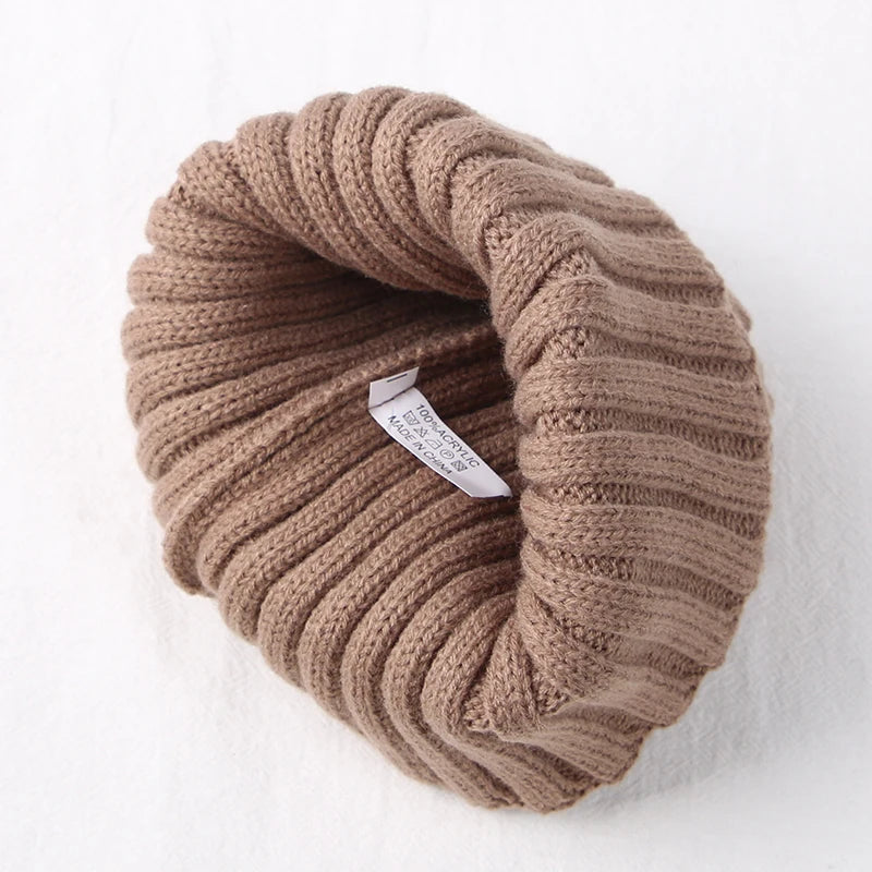 Gebreide kinder muts ‘BOSTON’ – Warme Vintage Wintermuts