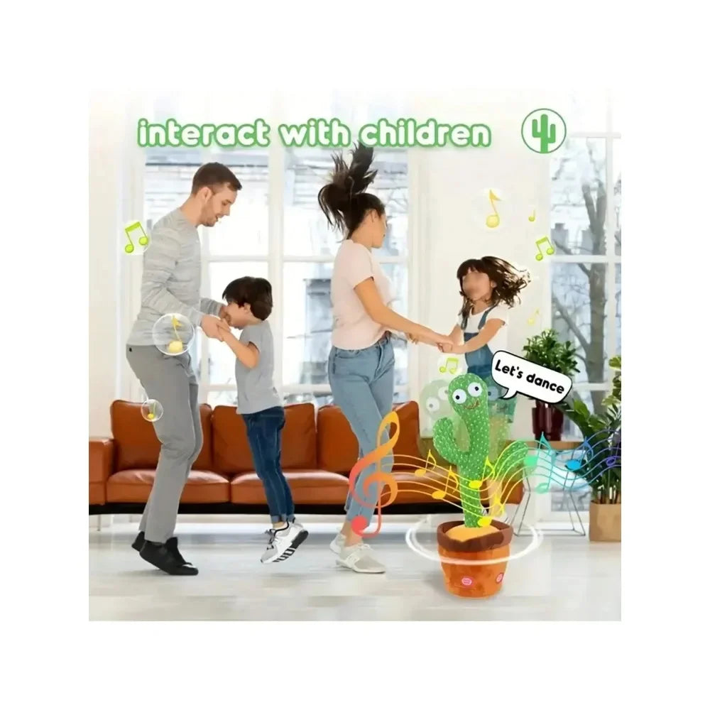 Dansende & Pratende Cactus – Muzikaal Speelgoed dat Zingt, Praat en Herhaalt voor Baby’s en Kinderen