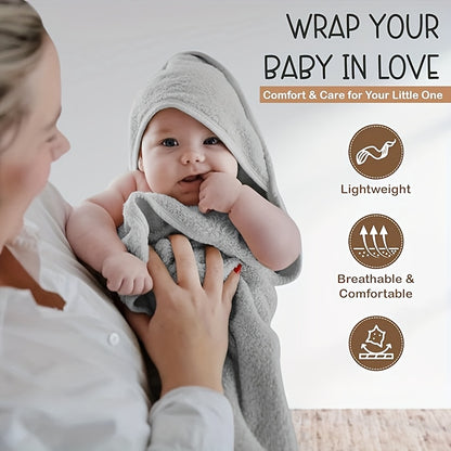 Baby & Peuter Badhanddoek – Superzacht & Sneldrogend (100% Polyester)