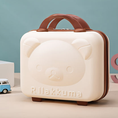 Mini Reiskoffertje met Cartoon Beer – Compact & Stevig