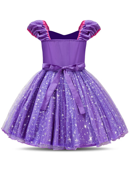 Paarse Prinsessenjurk voor Meisjes – Sprookjesachtig & Elegant