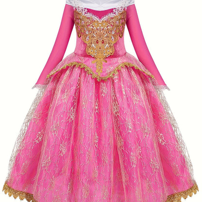 Sleeping Beauty Prinsessenjurk – Lange Mouwen & Elegant Design