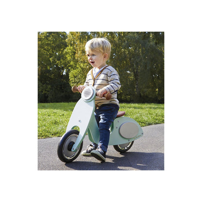 Loopfiets “Wanda” – Massief Berkenhout, Mint/Zilver | Pinolino®