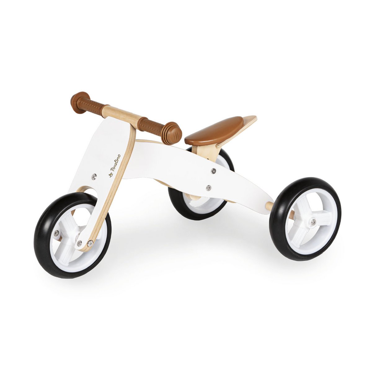 Mini Trike “Charlie” – 4-in-1 Loopfiets & Driewieler, Massief Berkenhout | Pinolino®