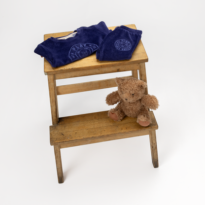Kids Velvet Pants | Patriot blauw