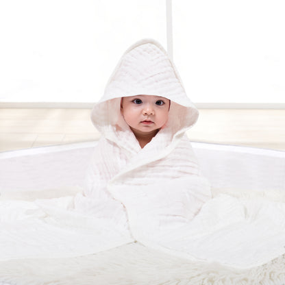 Babydoek met Capuchon – 100% Katoen, Extra Zacht & Ademend