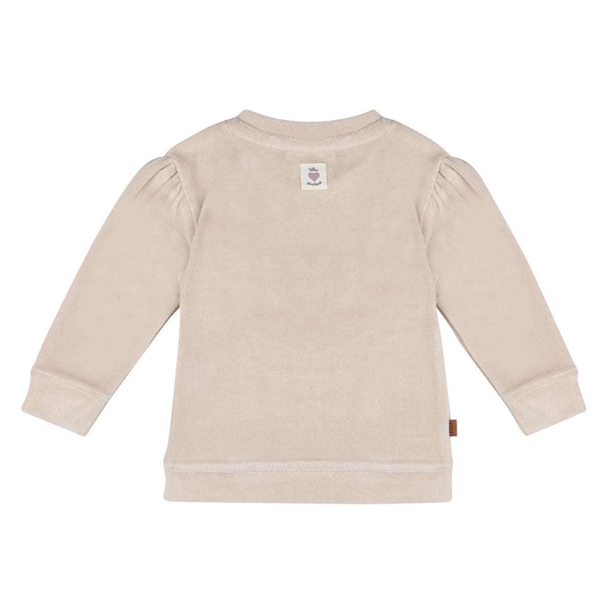 Baby Velvet Sweater | Zilvergrijs
