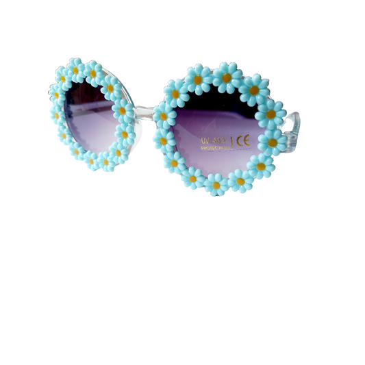 Kinderzonnebril Madelief licht blauw | zonnebril