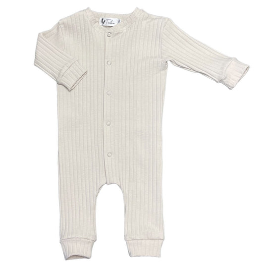 Boxpakje wide rib jersey natural beige