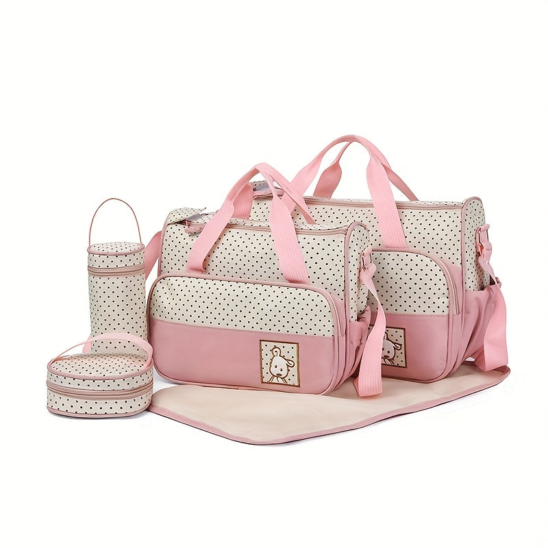 5-Delige Luiertas Set – Multifunctioneel & Ruim