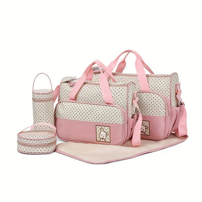 5-Delige Luiertas Set – Multifunctioneel & Ruim