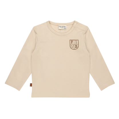 Baby Shirt F & D | Rookgrijs