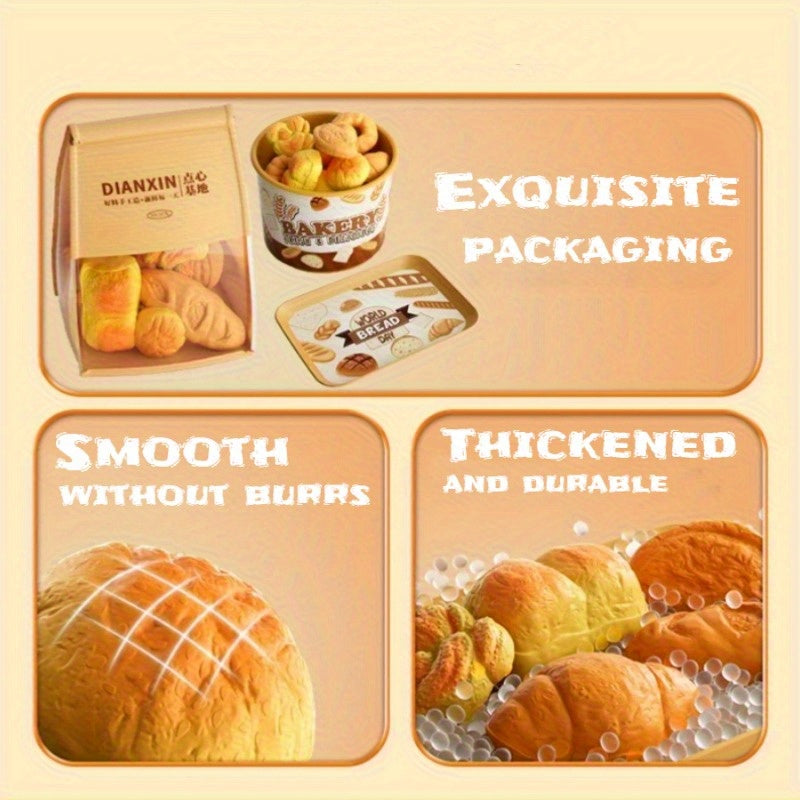 Realistische brood Speelset – 11/12/13 stuks | Duurzaam, Makkelijk Schoon te Maken