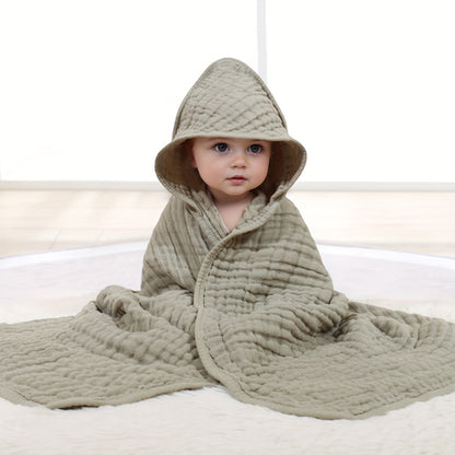 Babydoek met Capuchon – 100% Katoen, Extra Zacht & Ademend