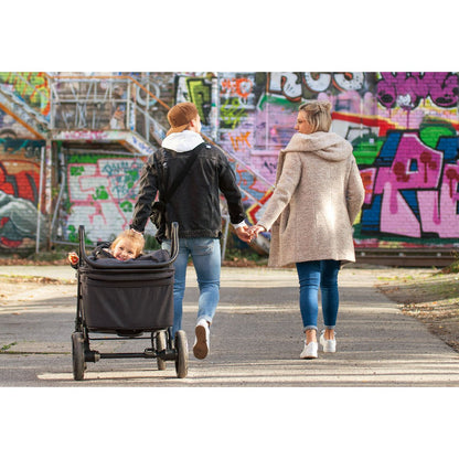 Pinolino Extra Stoel voor Vouwstroller “Cruiser” – Antraciet | Met 5-puntsgordel