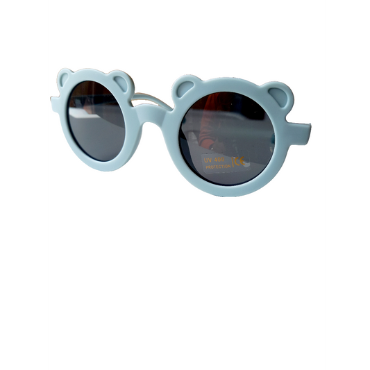 Zonnebril kids Beer blauw | Kinderzonnebril