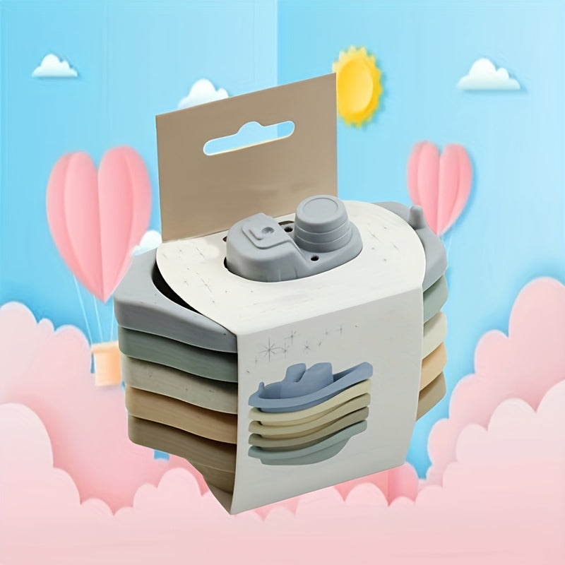5-delige Stapelbare Badspeelgoed Set  | Educatief Water Speelgoed