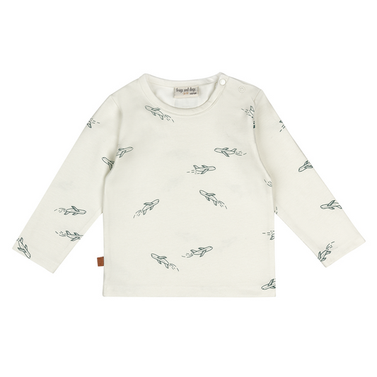 Pilot Club Baby Shirt Airplane | Wit alyssum
