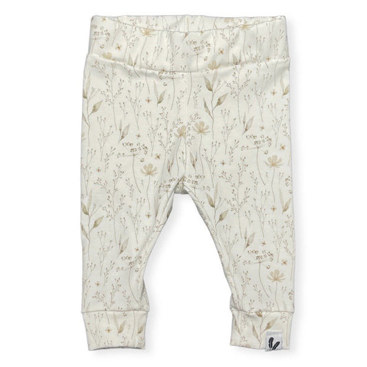 Newborn broekje nature floral